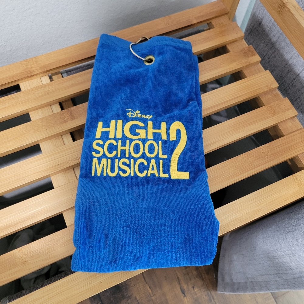 Disney High School Musical 2 Blue Towel (Gym Towel - New)